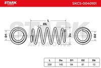STARK SKCS-0040101 - Muelle de suspensión