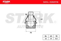 Stark SKSL-0260116 - Rótula de suspensión/carga