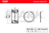 Stark SKWB-0180276 - Juego de cojinete de rueda