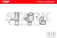 Stark SKWSS-0350088 - Sensor, revoluciones de la rueda