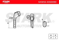 Stark SKWSS-0350090 - Sensor, revoluciones de la rueda