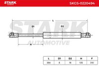 Stark SKGS-0220494 - Muelle neumático, maletero/compartimento de carga