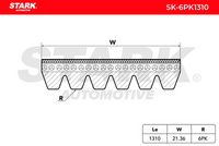 STARK SK-6PK1310 - Correa trapecial poli V