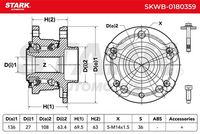 STARK SKWB-0180359 - Juego de cojinete de rueda