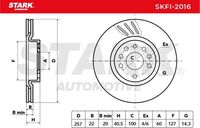 Stark SKFI-2016 - Disco de freno