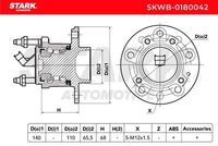 Stark SKWB-0180042 - Juego de cojinete de rueda