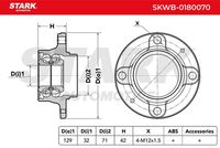 Stark SKWB-0180070 - Juego de cojinete de rueda
