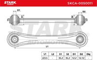 Stark SKCA-0050011 - Barra oscilante, suspensión de ruedas