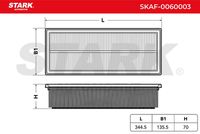 Stark SKAF0060003 - Filtro de aire