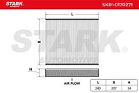 Stark SKIF-0170271 - Filtro, aire habitáculo