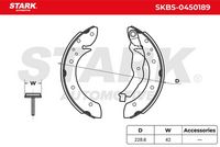 Stark SKBS-0450189 - Juego de zapatas de frenos