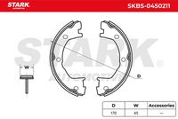 Stark SKBS-0450211 - Juego de zapatas de frenos