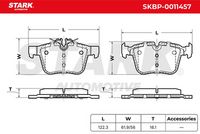 Stark SKBP-0011457 - Juego de pastillas de freno