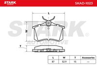 Stark SKAD-1023 - Juego de pastillas de freno