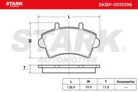 Stark SKBP-0010196 - Juego de pastillas de freno