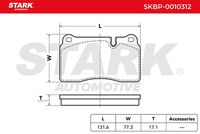 Stark SKBP0010312 - Juego de pastillas de freno