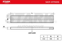 Stark SKIF0170015 - Filtro, aire habitáculo