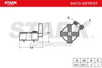Stark SKCO-0070157 - Bobina de encendido