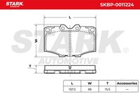 Stark SKBP0011224 - Juego de pastillas de freno