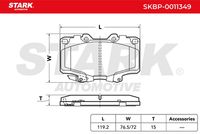 Stark SKBP0011349 - Juego de pastillas de freno