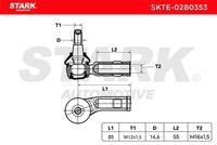 Stark SKTE-0280353 - Rótula barra de acoplamiento