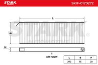 Stark SKIF-0170272 - Filtro, aire habitáculo