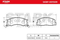 Stark SKBP0011509 - Juego de pastillas de freno
