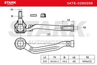 Stark SKTE-0280598 - Rótula barra de acoplamiento