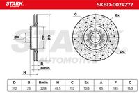 Stark SKBD-0024272 - Disco de freno
