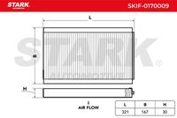 Stark SKIF0170009 - Filtro, aire habitáculo