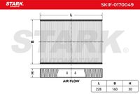 Stark SKIF-0170049 - Filtro, aire habitáculo