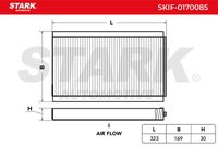 Stark SKIF0170085 - Filtro, aire habitáculo