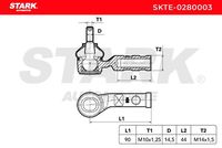 Stark SKTE-0280003 - Rótula barra de acoplamiento