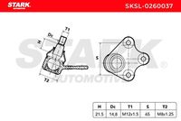 Stark SKSL0260037 - Rótula de suspensión/carga