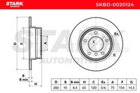 Stark SKBD0020124 - Disco de freno