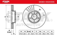 Stark SKBD-0020335 - Disco de freno