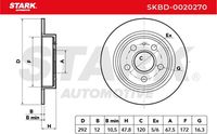 Stark SKBD-0020270 - Disco de freno