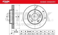 Stark SKBD0020311 - Disco de freno