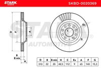 Stark SKBD-0020369 - Disco de freno
