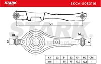 Stark SKCA-0050116 - Barra oscilante, suspensión de ruedas