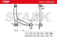 Stark SKCA-0050220 - Barra oscilante, suspensión de ruedas