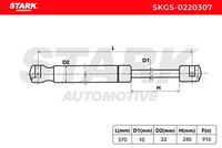 Stark SKGS-0220307 - Muelle neumático, maletero/compartimento de carga