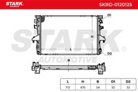 Stark SKRD-0120125 - Radiador, refrigeración del motor