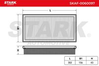 Stark SKAF0060097 - Filtro de aire