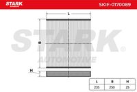 Stark SKIF0170089 - Filtro, aire habitáculo