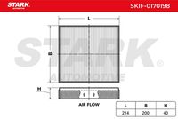 Stark SKIF0170198 - Filtro, aire habitáculo