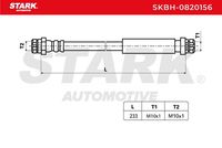 Stark SKBH-0820156 - Tubo flexible de frenos