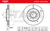Stark SKBD-0022798 - Disco de freno