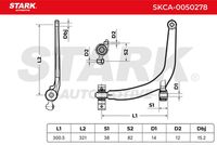 Stark SKCA-0050278 - Barra oscilante, suspensión de ruedas