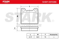 Stark SKBP0011286 - Juego de pastillas de freno